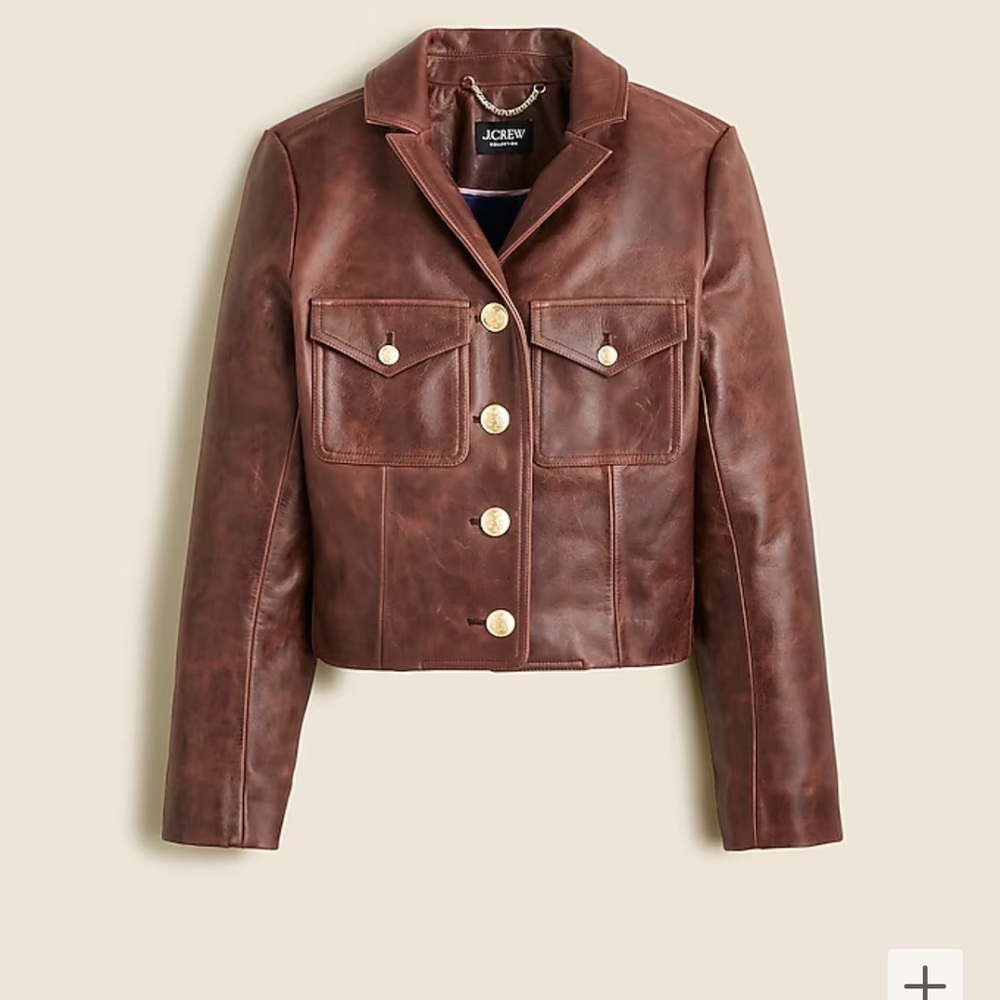 Collection leather lady jacket